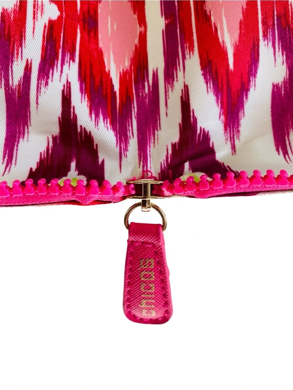 Chico’s Be Bold Ikat Packable XL Nylon Tote